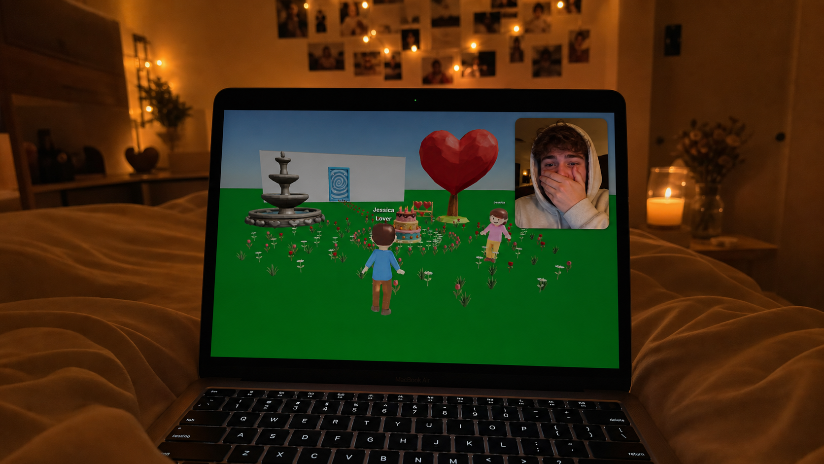 Surprising my long-distance boyfriend with this cute virtual gift